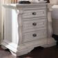Ashley Bruchandi 3-Drawer Nightstand in Antique White, , large