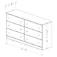 Lemoore Essential 59" 6-Drawer Dresser in Park Elm, , large
