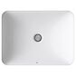 Kohler Caxton Rectangular Undermount Bathroom Sink in White, , large