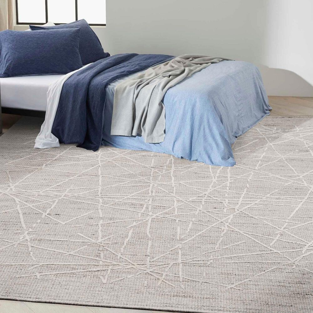Nourison Wander 8&#39;6&quot; x 11&#39;6&quot; Grey Area Rug, , large
