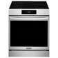 Frigidaire Gallery 30" Freestanding Induction Convection Range with Stone-Baked Pizza in Stainless Steel, , large