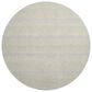 Dalyn Rug Company Soft Essentials Striped Wheat 8" Round Indoor/Outdoor Area Rug, , large