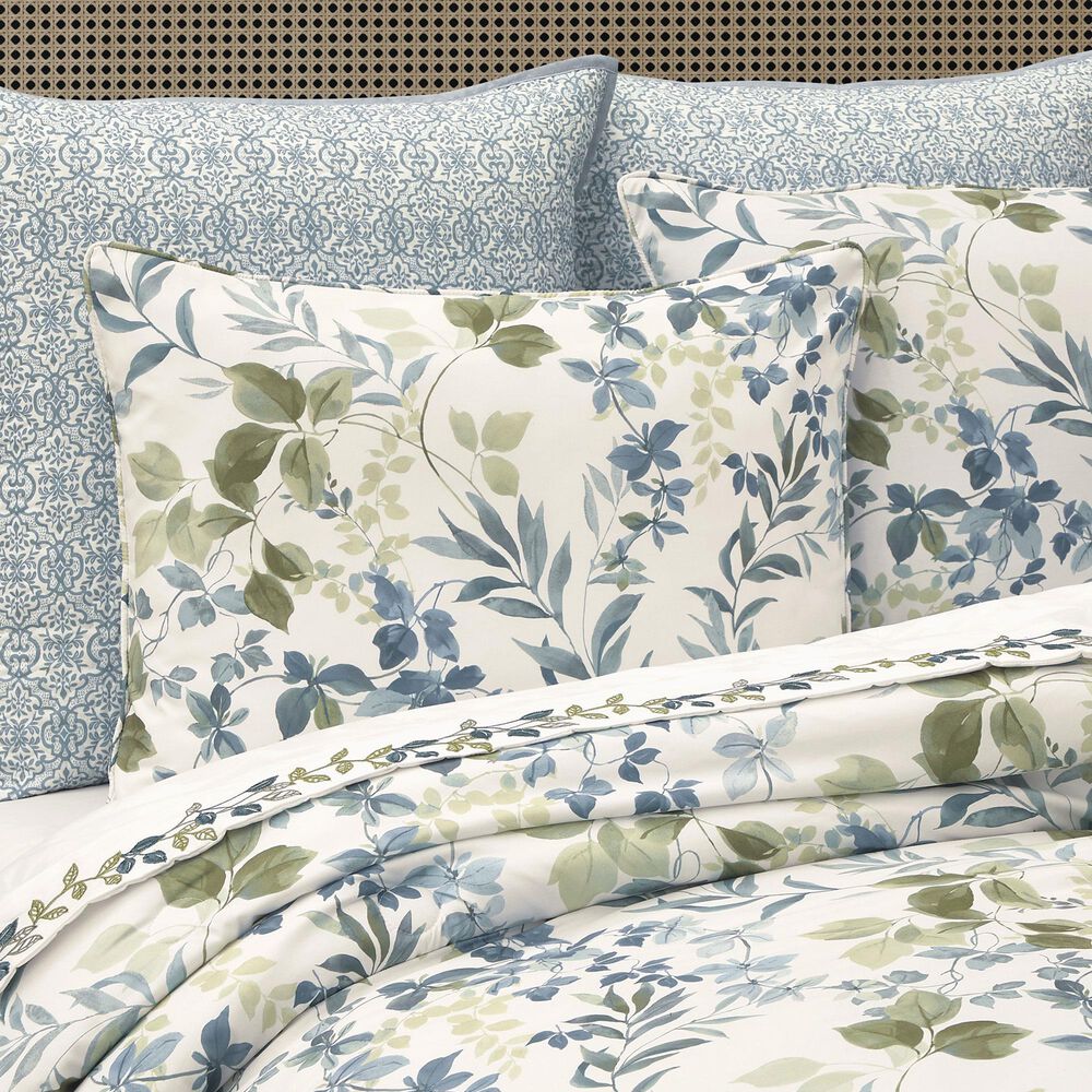 J. Queen New York Evergreen 4-Piece California King Comforter Set in Blue, , large