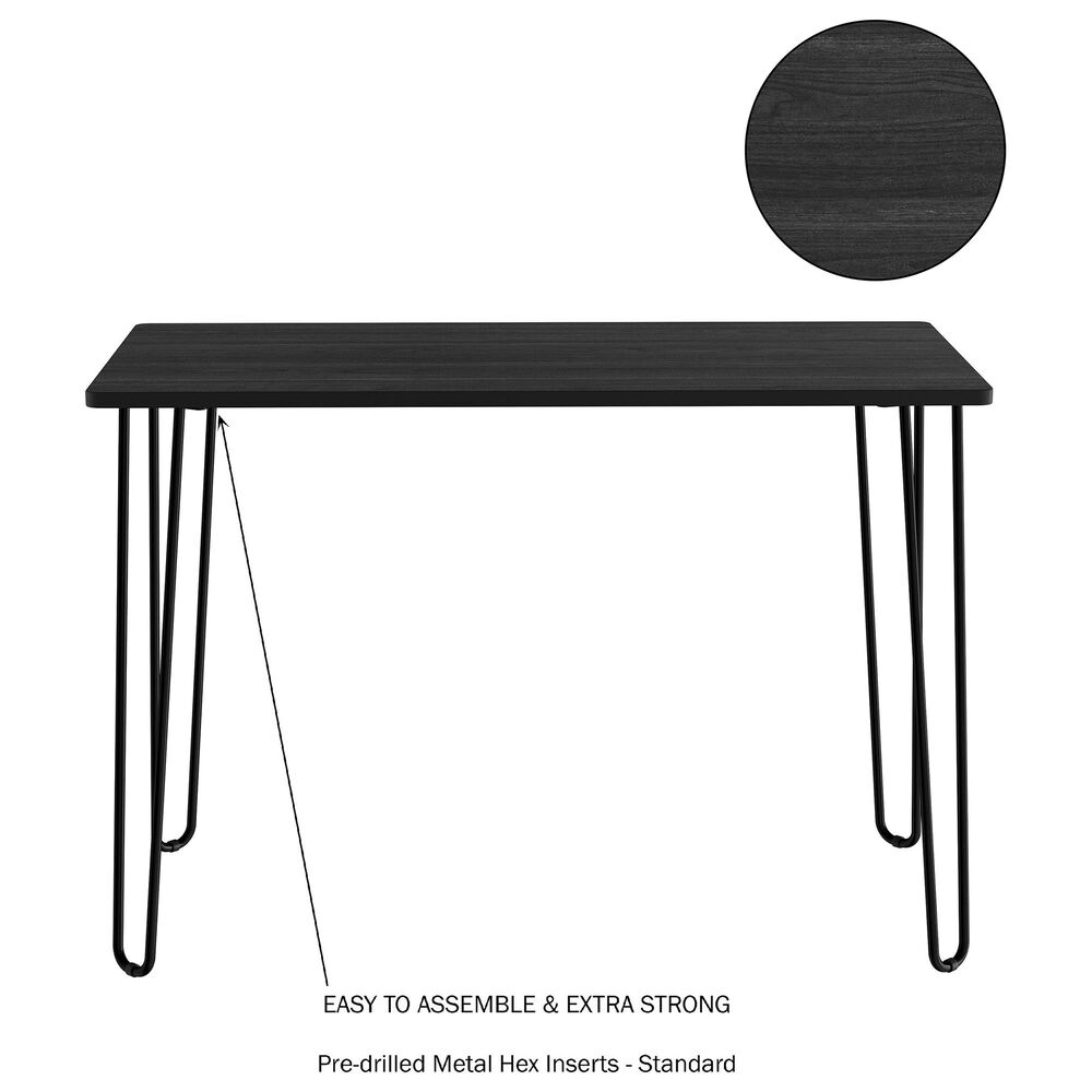 Timberlake Hastings Home Computer Desk in Black, , large