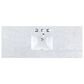 James Martin Vanities Brittany 60" Single Bathroom Vanity in Victory Blue with 3 cm Carrara White Marble Top and Rectangle Sink, , large