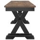 Ashley Wildenauer Dining Bench in Brown and Black, , large