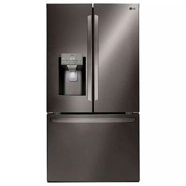 LG 27.7 Cu. Ft. 3-Door French Door Refrigerator in PrintProof Black Stainless Steel, , large
