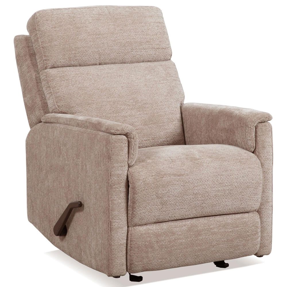 Flexsteel Compact Manual Gliding Recliner in Shoreline, , large