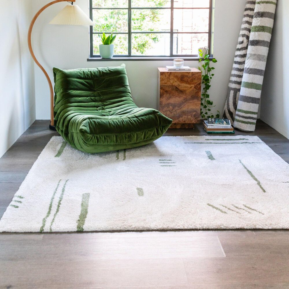 Balta Rugs Foucher 5&#39;3&quot; x 7&#39; Green Area Rug, , large
