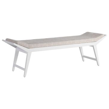 Furniture Worldwide Love Joy Bliss Bench in White Lacquer, , large
