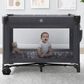 Delta Deluxe Play Yard in Black Camo, , large