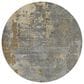 Dalyn Rug Company Kochi KC11 Pewter 8" Round Area Rug, , large