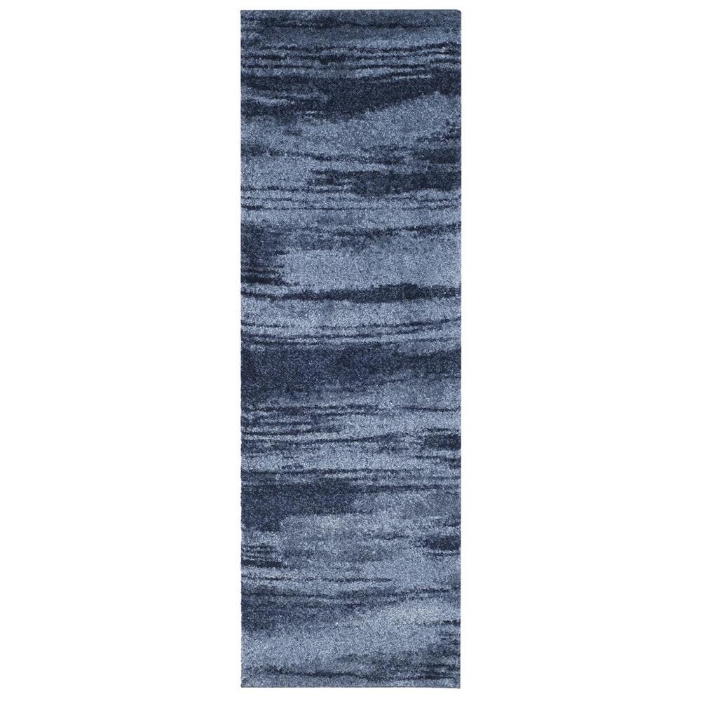 Safavieh Retro RET2693-6065 2"3" x 11" Light Blue and Blue Runner, , large