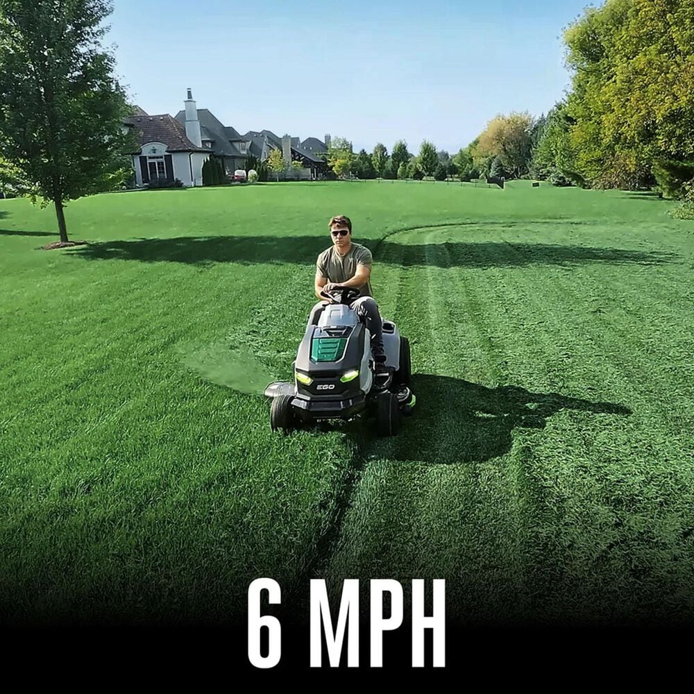 EGO 42&quot; T6 POWER+ Lawn Tractor with 6 x 6.0Ah Batteries, 700W Turbo Charger, and Charging Adapter, , large