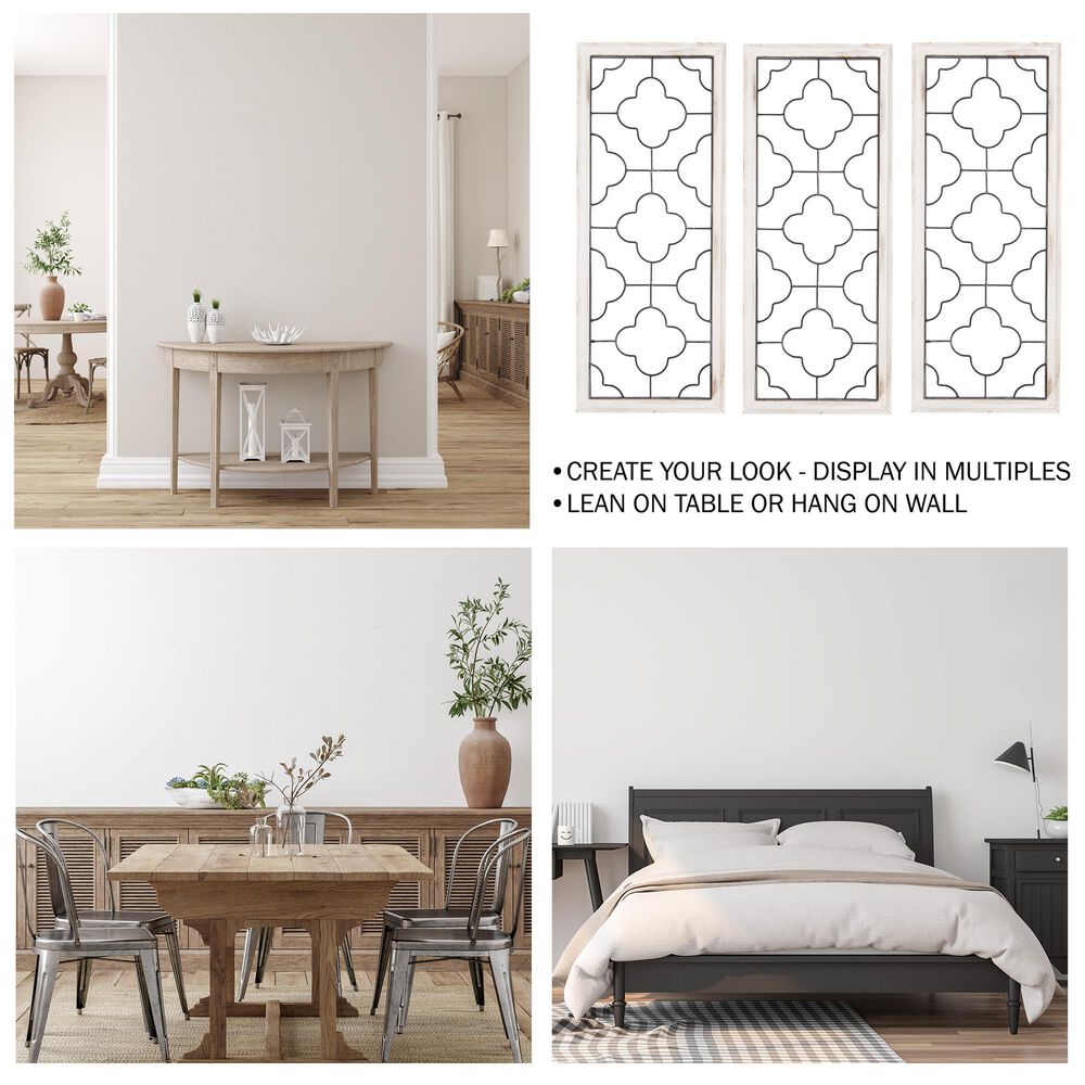Timberlake Hastings Home Clover Wall Panel in Black and White, , large