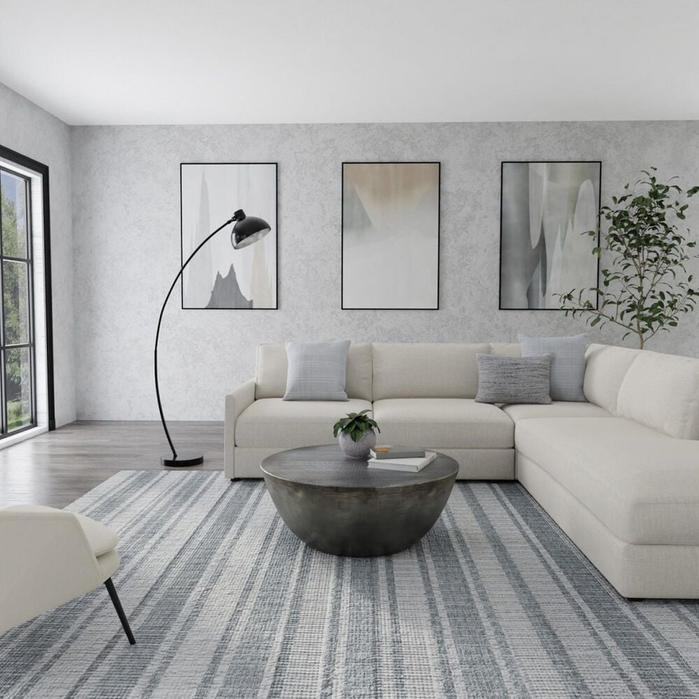 Feizy Rugs Aberdeen 3&#39;6&quot; x 5&#39;6&quot; Gray and Ivory Area Rug, , large
