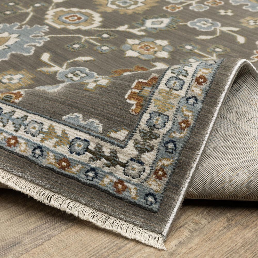 Oriental Weavers Keira Grey and Multicolor 2&#39;3&quot; x 7&#39;6&quot; Runner, , large