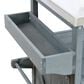 HOMLUX 50" Outdoor Kitchen Island in Grey Blue and Stainless Steel, , large