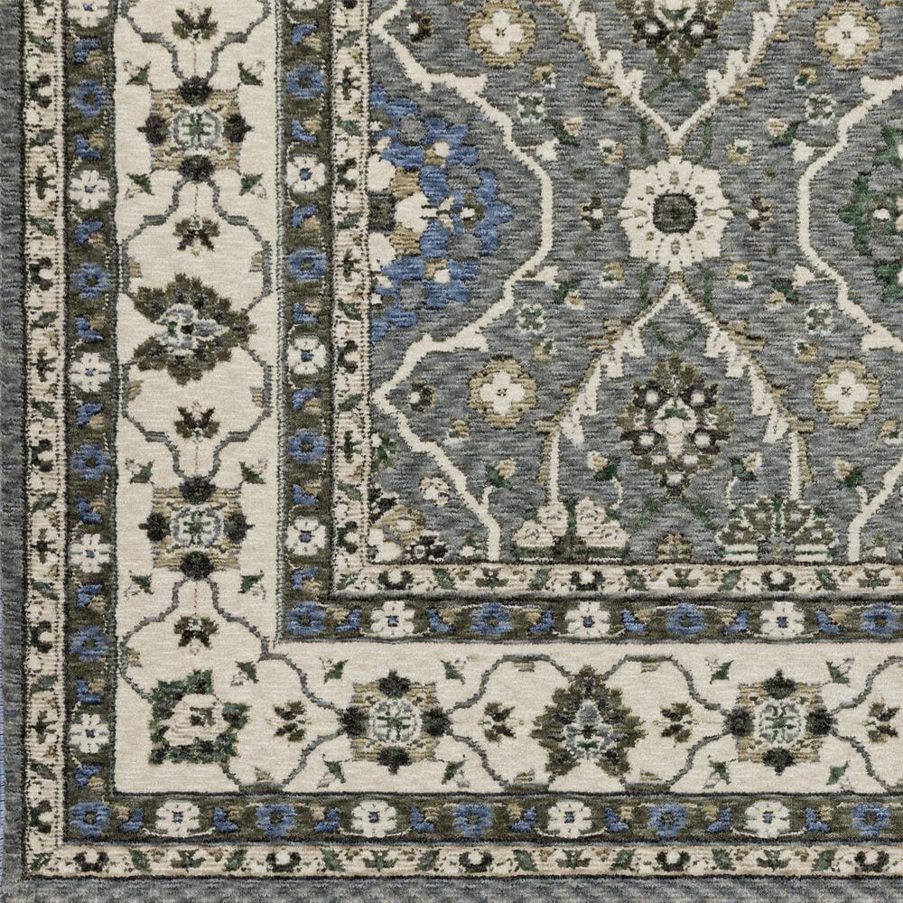 Oriental Weavers Hastings HA07H 9&#39;10&quot; x 12&#39;10&quot; Blue Area Rug, , large