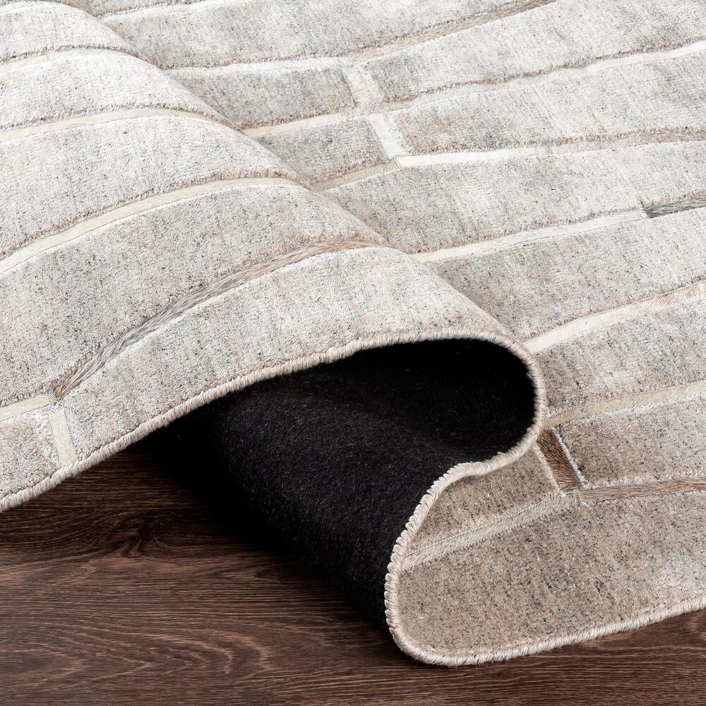 Surya Eloquent 10&#39; x 14&#39; Light Gray, Medium Gray and Beige Area Rug, , large