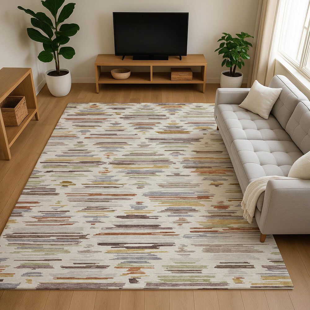 Dalyn Rug Company Kenner KN2 Ivory 8' x 10' Area Rug, , large