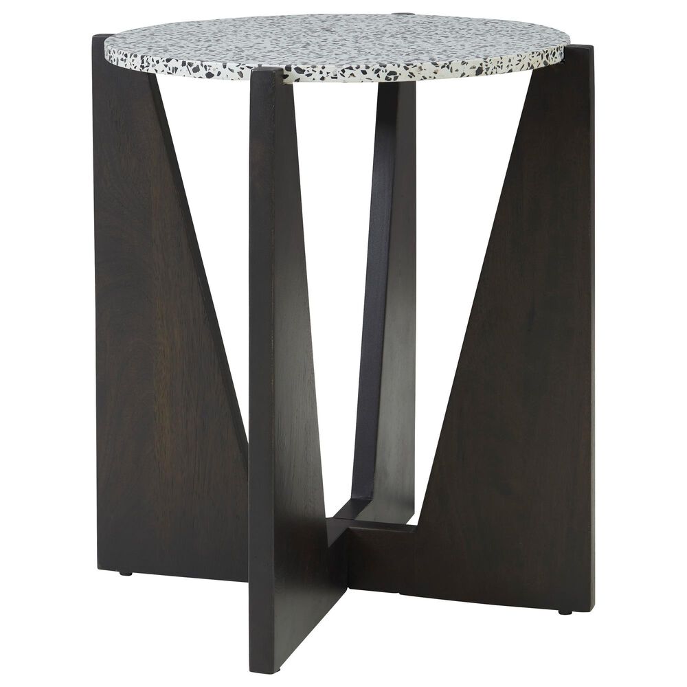Ashley Tellrich Accent Table in Black and White, , large