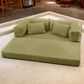 Jaxx Unsofa Stationary Loveseat in Moss Green, , large