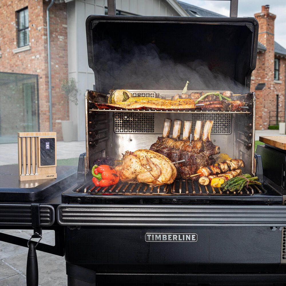 Traeger Grills Pro XL Wireless Meat Thermometer in Stainless Steel and Honey, , large