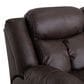 Moore Furniture Warner Manual Reclining Console Loveseat in Duvall Coffee, , large