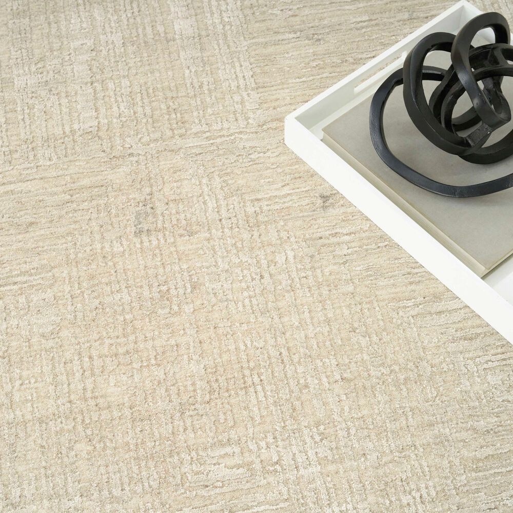Nourison Madison Square Ivory and Beige 5'3" x 7'6" Area Rug, , large