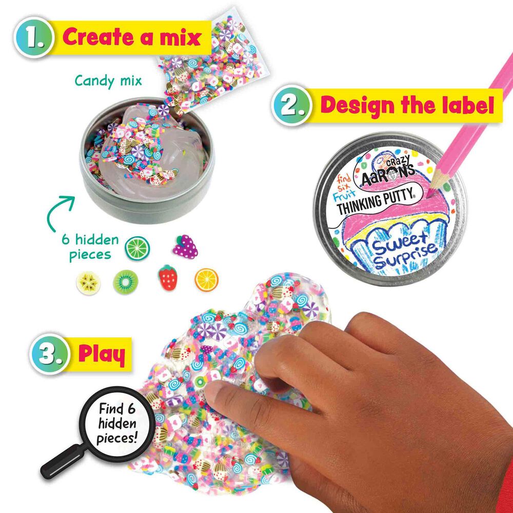 Crazy Aaron's Mixed by Me Hide Inside Thinking Putty Kit NFM