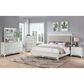 Davis International Solitude 3 Piece King Panel Bedroom Set in White Rub Through Finish, , large