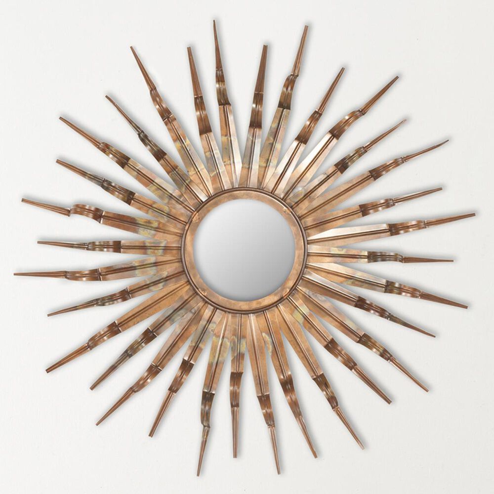 Safavieh Sun Mirror in Copper, , large
