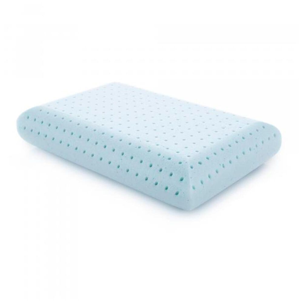 Malouf Weekender Gel Memory Foam with Reversible Cooling Cover Queen Pillow, , large