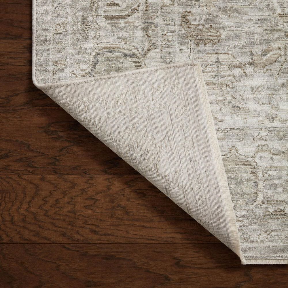 Amber Lewis x Loloi Honora Grey and Taupe 6&#39;7&quot; x 9&#39;2&quot; Area Rug, , large