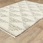 Oriental Weavers Axis Geometric 6"7" x 9"6" Ivory Area Rug, , large
