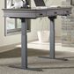 Riva Ridge Oxford 60" Adjustable Desk in Peppercorn, , large