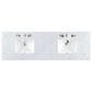 James Martin Vanities Brittany 72" Double Bathroom Vanity in Saddle Brown with 3 cm Carrara White Marble Top and Rectangle Sinks, , large