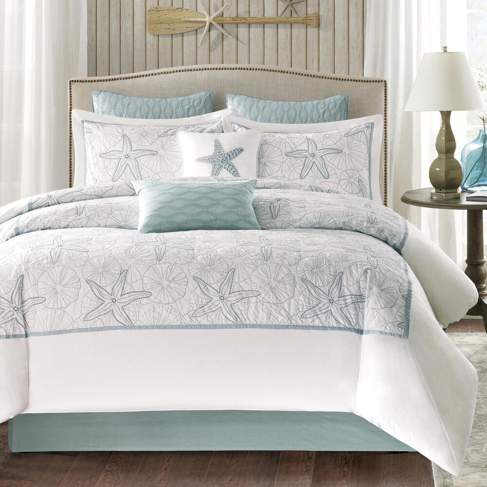 Hampton Park Maya Bay Euro Sham in Blue, , large