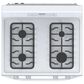Midea 6.1 Cu. Ft. 4-Burner Freestanding Gas Range with Steam Cleaning in White, , large