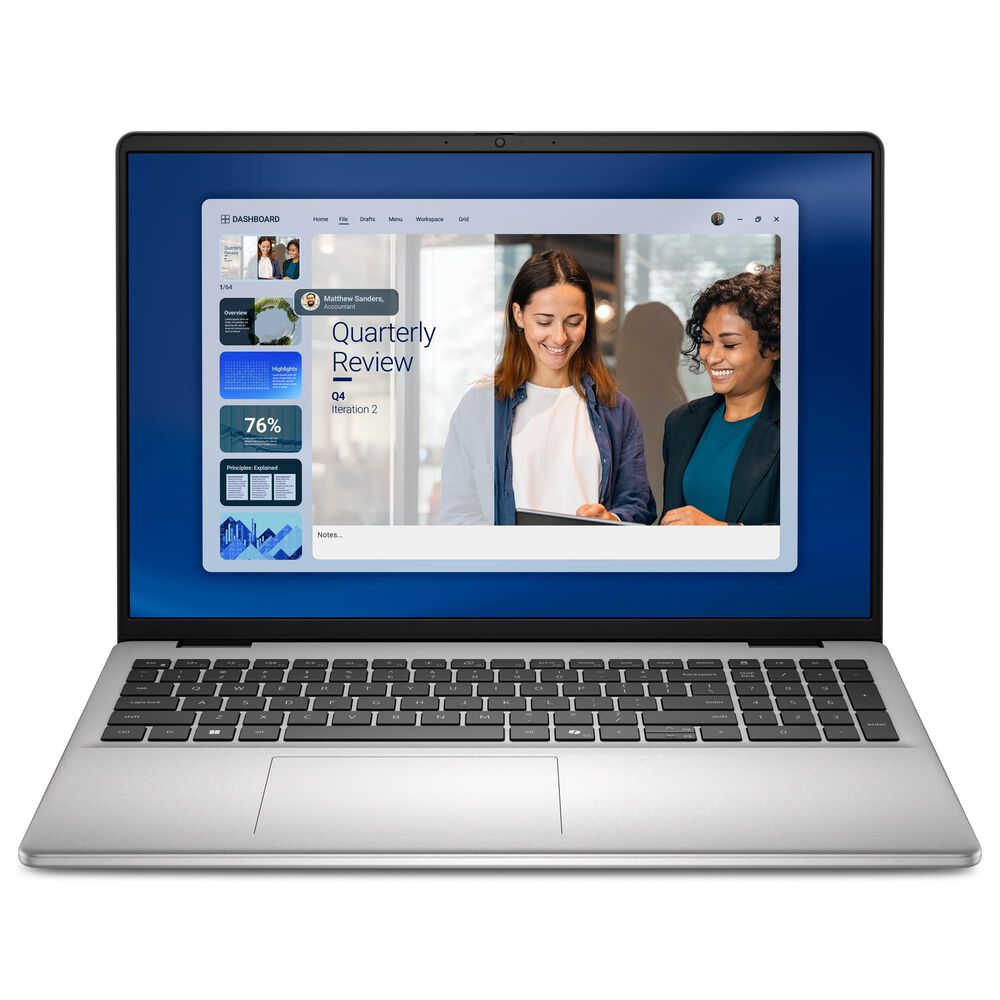 Dell Technologies 16" 2K Laptop | AMD Ryzen 5 220 - 16GB RAM - AMD Radeon Graphics - 512GB SSD in Platinum Silver, , large