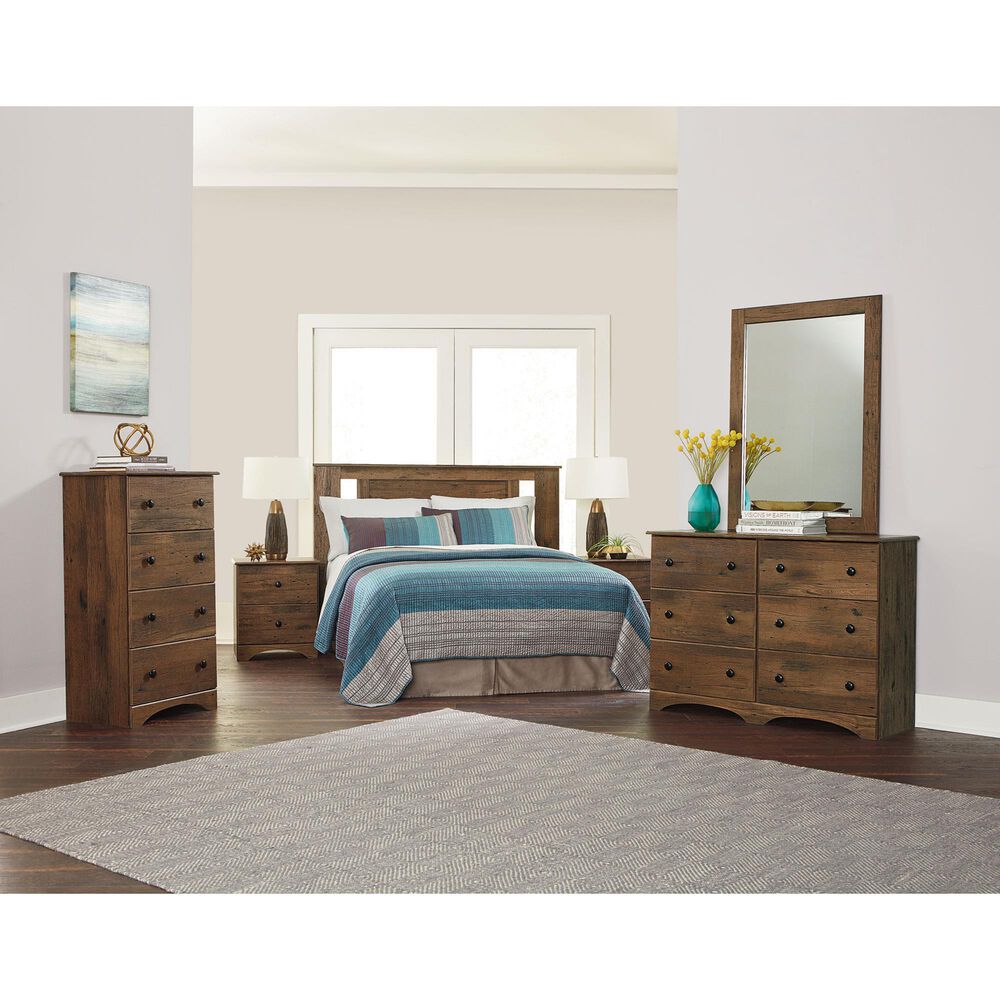 Lemoore Essential Dresser Mirror in Aspen Oak, , large