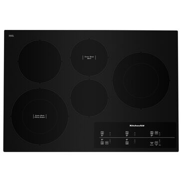 KitchenAid 30" CERAMIC GLASS, 5 ELEMENTS, , large