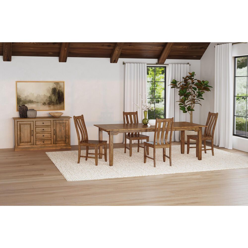 A-America Silverdale Slatback Side Chair in Russet, , large