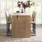 Blue Sun Designs Mayes Counter Stool in White Linen and Antique Black, , large