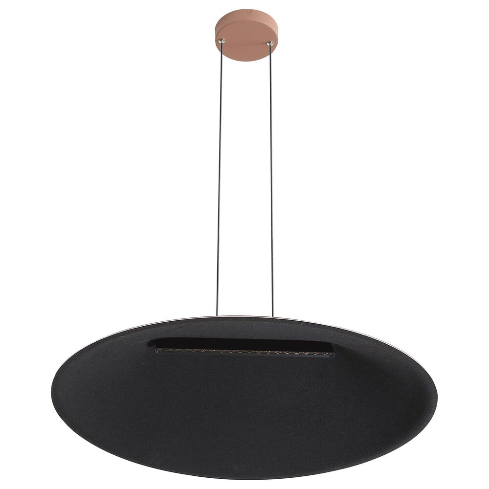 Golden Lighting Faroe 30" 1-Light LED Pendant in Coffee and Black, , large