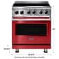 Viking Range 30" Induction Range with 4 Elements in San Marzano Red, , large
