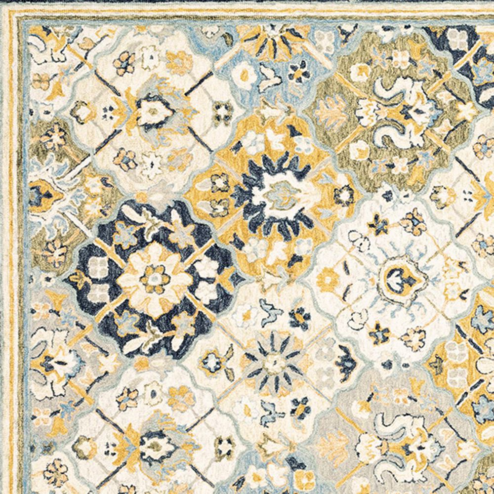 Oriental Weavers Alfresco 28406 8&#39; x 10&#39; Blue and Gold Area Rug, , large