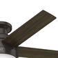 Hunter Anslee Low Profile 46" Ceiling Fan with LED Lights in Premier Bronze, , large