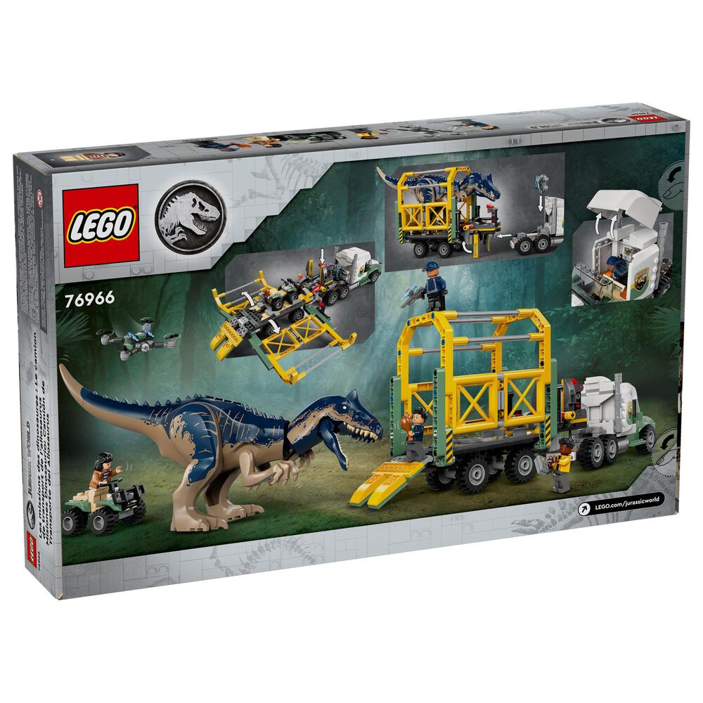 LEGO Jurassic World series Dinosaur Missions: Allosaurus Transport Truck, , large